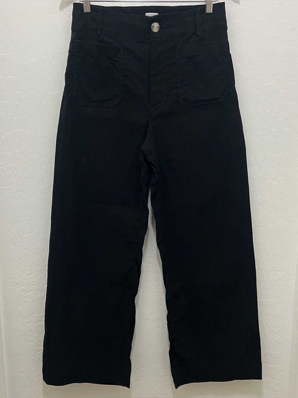 Maeve The Colette Wide-Leg Pants Black Size 30 Magic Fabric 29” Inseam